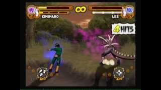 Naruto Ultimate Ninja 3Kimimaro Vs Rock Lee [upl. by Eiraminot]