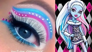 Monster Highs Abbey Bominable Makeup Tutorial [upl. by Iredale]