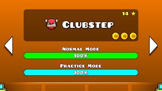 Geometry Dash Walkthrough  Level 14 Clubstep ALL COINS [upl. by Kass]