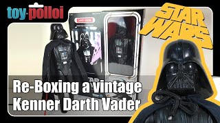 ReBoxing a Vintage 12 inch Kenner Darth Vader  Toy Polloi [upl. by Attenaz]