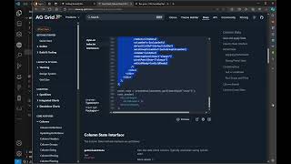 AG Grid Save and Apply State [upl. by Lan351]