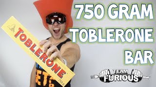 One Man One 750 Gram Toblerone Chocolate Bar  Furious Pete [upl. by Estele528]