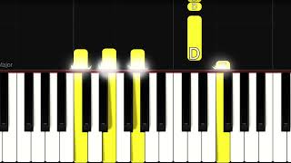 How to play Adele Set Fire To The Rain on piano  EASY Piano Songs [upl. by Yleve910]