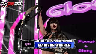 VELVET vs MADISON  Aggre22ive  WWE 2K23 [upl. by Kaycee13]