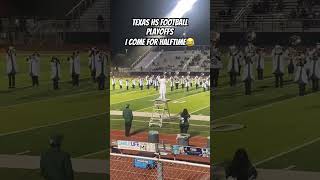 Texas High School Football Playoffs Halftime Band bandlife halftime [upl. by Nevanod176]