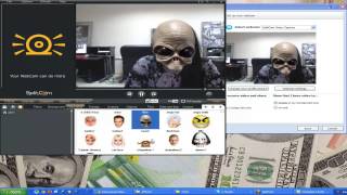 SplitCam Webcam Effect Video Allien mask [upl. by Yvi]