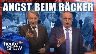 Christian Lindner hat Angst vor Ausländern beim Bäcker  heuteshow vom 18052018 [upl. by Naoj]