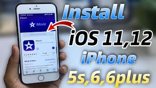 How to download iMovie on iOS 12 iPhoneiPad  Dowlaod iMovie App in iPhone 5s and 6 IOS 12 [upl. by Hamish598]