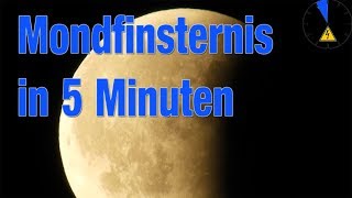 Mondfinsternis 27072018 in Viechtach lunar eclipse timelapse [upl. by Ahsinej]