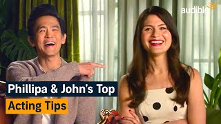 From Broadway to Hollywood Phillipa Soo amp John Cho Reveal Their Acting Secrets  Audible [upl. by Marga753]