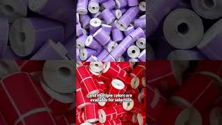 Color Thermal Sticker Paper Roll Round Square Logo Printinglabelprint barcodeprinter [upl. by Doughman]