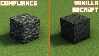 Compliance vs VanillaBDcraft  Texture Comparison [upl. by Polak542]