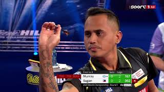 15 Ryan Murray vs Lourence Ilagan 2021 PDC World Darts Championship 20201217 Round 1 [upl. by Shimkus]