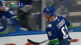 Nikita Zadorovs goal vs Predators in game 2 23 apr 2024 [upl. by Nnyliak]