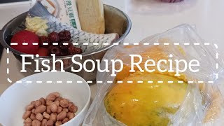 cooking fish soup asmr [upl. by Leitman19]