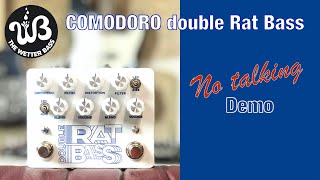 2 bass Rats in one pedal No talking version of the Comodoro double Rat Bass review [upl. by Atteugram549]