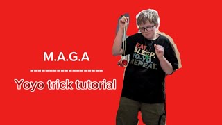 Happy Election Day MAGA yoyo trick tutorial  Gibtron73 [upl. by Weir]