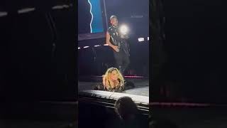 Madonna Falls Off Chair Onstage [upl. by Bohner142]