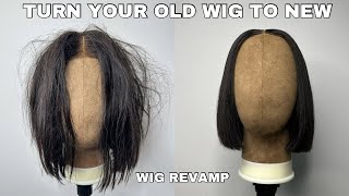 DIY  How To Turn Your Old Wigs To New By Yourself  No More Steve Hair￼  Updated Process [upl. by Edie]