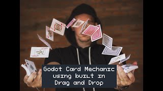 Godot 4 Card Game Mechanic [upl. by Maillil]