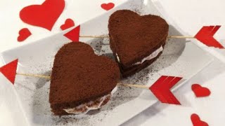 MINI TORTE AL CIOCCOLATO 💘 DI SAN VALENTINO 💘 [upl. by Grania585]