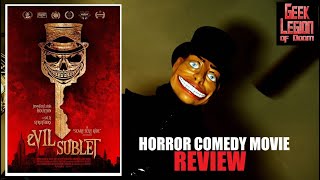 EVIL SUBLET  2023 Jennifer Leigh Houston  Haunted House Comedy Horror Movie Review [upl. by Atiuqihc]