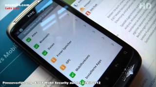 CeBit 2012  ESET Mobile Security Android [upl. by Neirrad]