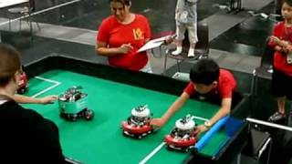 RoboCup2009Graz Soccer World Championship KuruMiraJPN vs M ROBOTSJPN [upl. by Halak945]