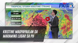 Kristine magpapaulan sa maraming lugar sa PH  TV Patrol [upl. by Aicsile256]