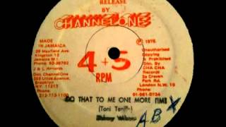 DELROY WILSON  Do that to me one more time 1978 Channel one [upl. by Esinyt]