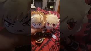 Now heres two bakugous singing anime bakugou katsukibakugou plushies mha myheroacadmia bnha [upl. by Edniya]