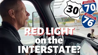 Red Light What happened to the Interstate Breezewood Interchange  I70 and Pennsylvania Turnpike [upl. by Ennairek893]