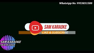 Main Pal Do Pal Ka Shayar Hoon Full Karaoke With Scrolling Lyrics [upl. by Anama]