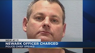 Newark police chief discusses arrest of officer [upl. by Harberd]