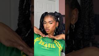 How I style my faux locs💁🏽‍♀️ lochairstyles fauxlocshairstyles fauxlocs [upl. by Monia]