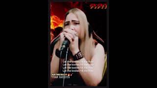 DROWNING POOL  THE BODIES w LYRICS by ARTHUBksp🔥🎸 shorts asmr [upl. by Nnylaj]