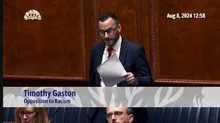 TUV MLA Timothy Gaston condemns violence defends peaceful protest and calls out Sinn Fein hypocrisy [upl. by Ecnerret685]