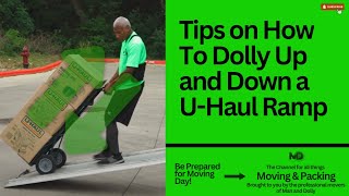 Tips on How To Dolly Up and Down a UHaul Ramp [upl. by Llertac152]