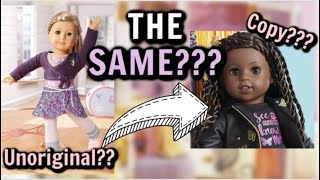 American Girl Dolls that are the SAME  Copycat AG Dolls  American Girl Doll Videos [upl. by Haimerej]