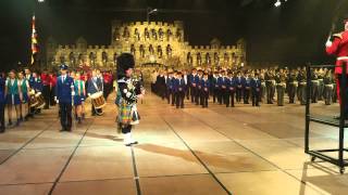 Highland Cathedral bagpipes amp drums live  Tattoo Sankt Gallen [upl. by Oralle]