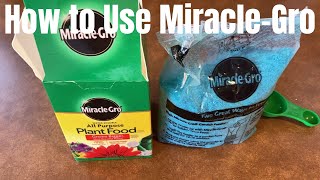 How to Use MiracleGro [upl. by Casimire]