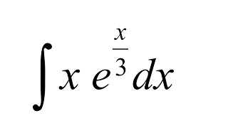 Integración por Partes Integral xex3 dx [upl. by Hovey]