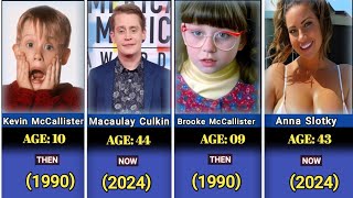 Home Alone Cast Then and Now 1990 vs 2024 [upl. by Amalita]