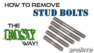 How To Remove Stud Bolts  The Easy Way [upl. by Ahsaelat]