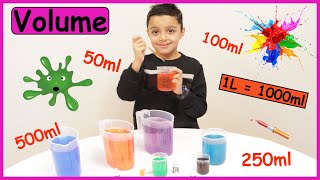 Volume  How many ml in a litre  Measuring volume  Maths with Nile [upl. by Sivia]