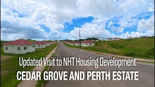 UPDATED Visit to NHT Housing Developments  Cedar Grove and Perth Estate \ Manchester Jamaica [upl. by Ierna165]