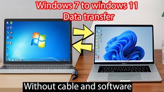 Transfer files windows 7 to windows 11 [upl. by Ttihw]