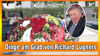 Einen Tag nach Beisetzung Seltsame Dinge am Grab von Richard Lugners [upl. by Atekihc]