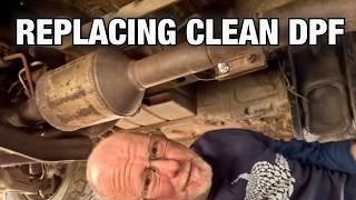 Replacing DPF After Cleaning using Using Wynns Off Car DPF Cleaner  Part 2 [upl. by Amsirp]