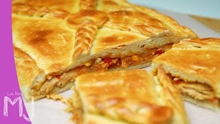 EMPANADA GALLEGA DE ATÚN  Con masa casera [upl. by Hitt]